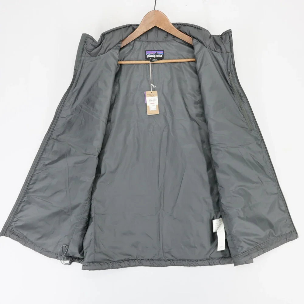 Patagonia Nano Puff Vest Mens XXL Gray Full Zip Primaloft Quilted Puffer